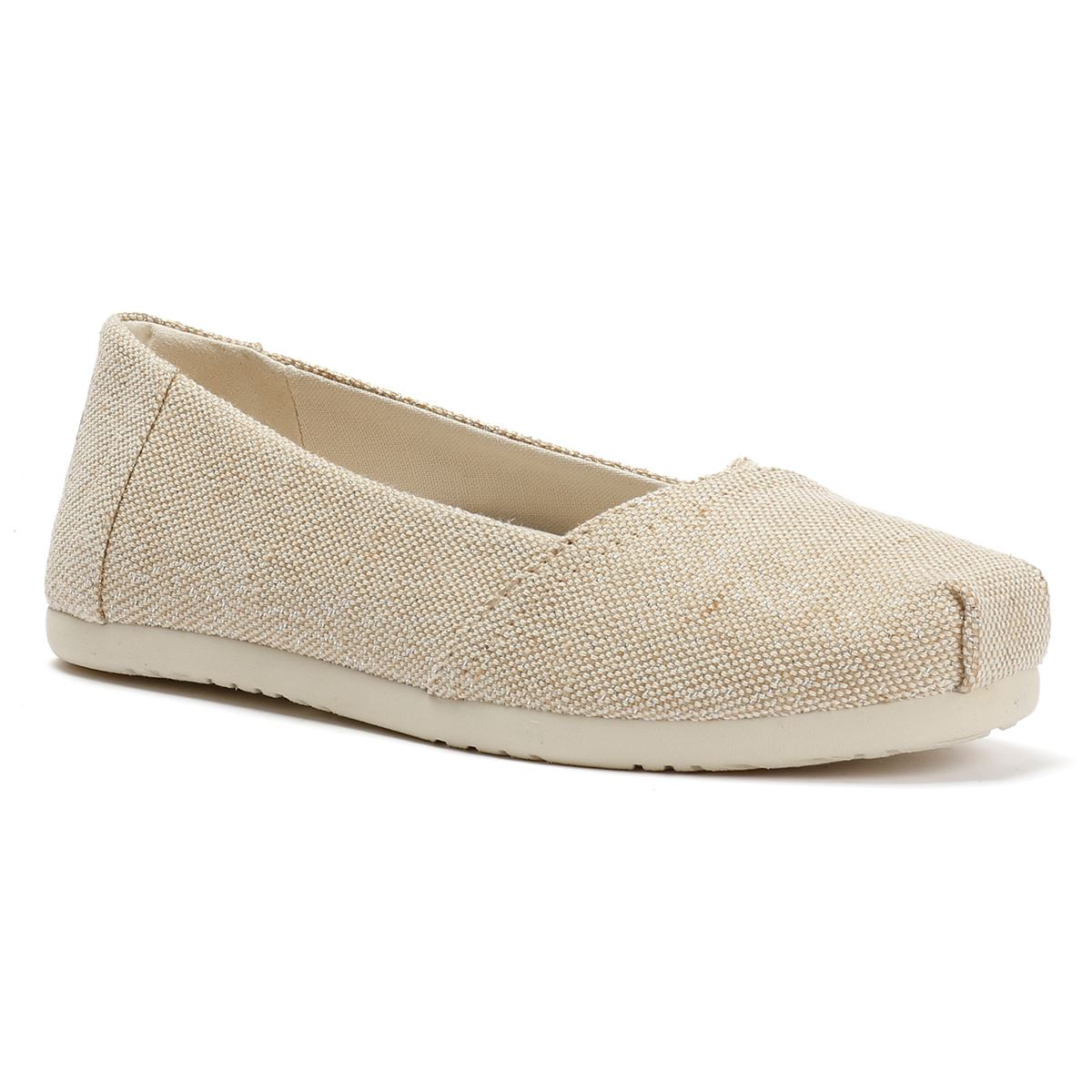 TOMS Alpargata Ballet Canvas Damen Beige Espadrilles