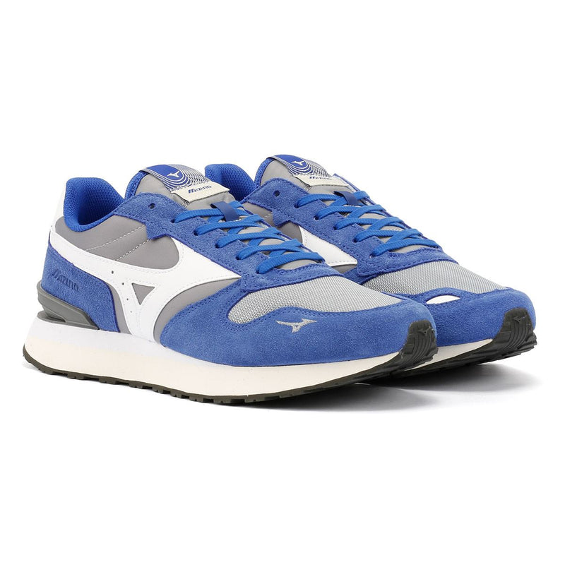 Mizuno RB87 Blaue Wildleder-Sneakers