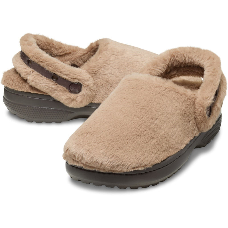 Crocs Classic Unfurgettable Polyester Damen Milchschokoladen Clogs