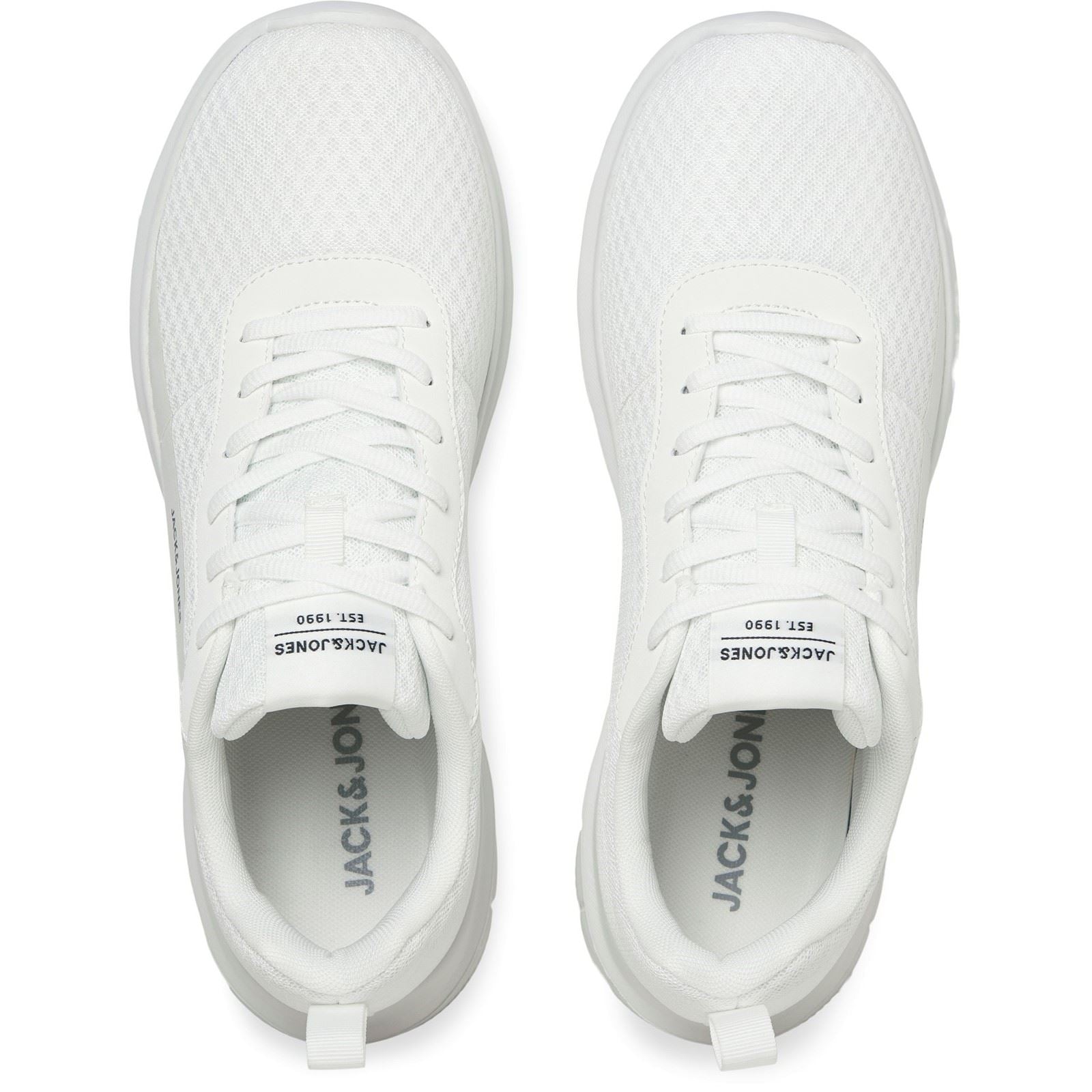 Jack & Jones Taylor Mesh Herren Sneaker Aus Polyurethan In Strahlendem Weiß