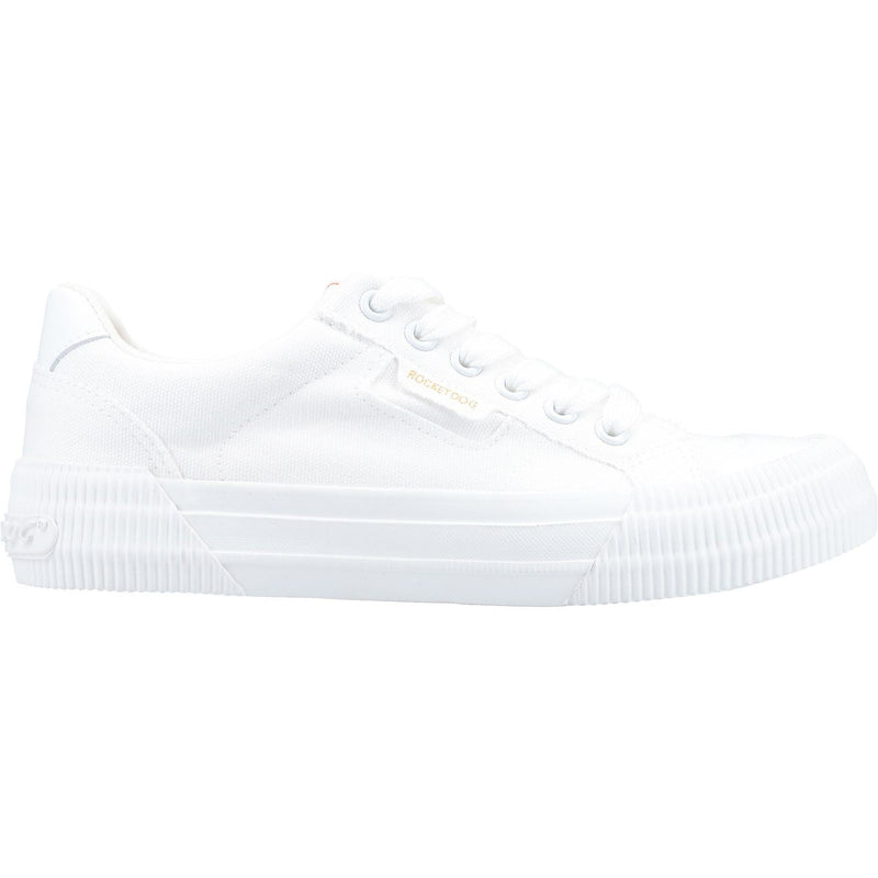Rocket Dog Cheery Stoff Damen Weiße Turnschuhe