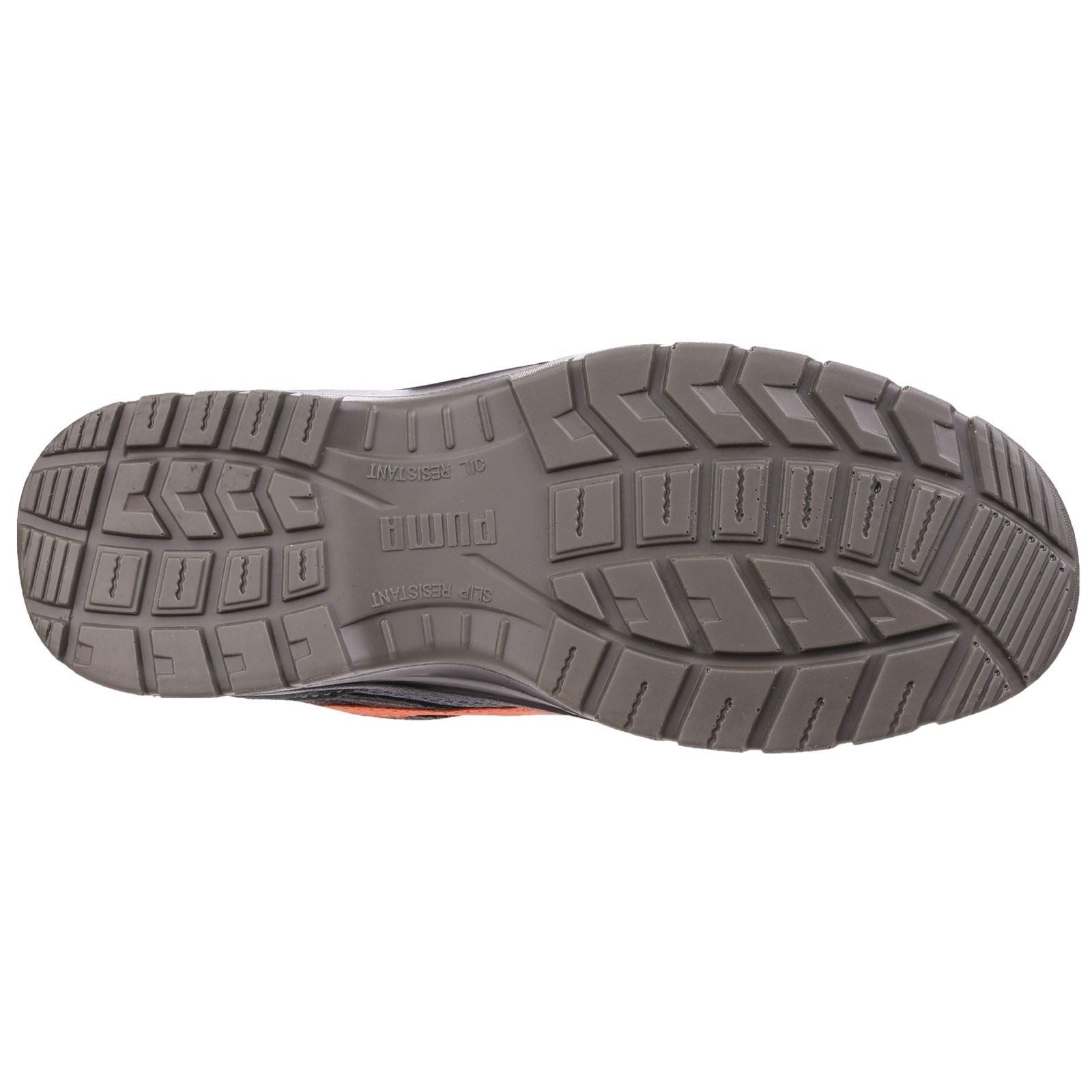 Puma Safety Omni Flash Low Wildleder Orange Sicherheitssneaker