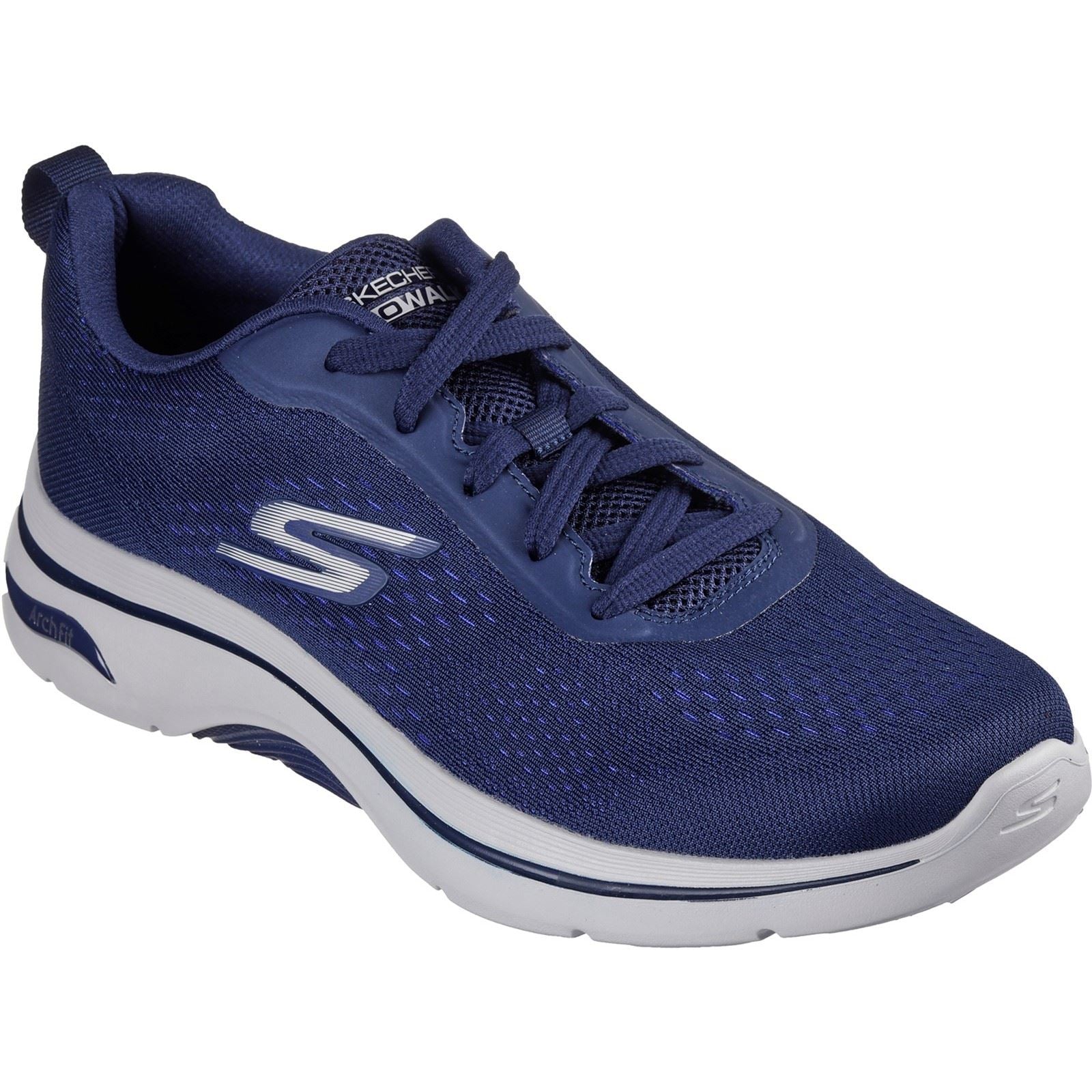 Skechers Go Walk Arch Fit 2.0 Idyllic Textile Herren Navy Sneakers