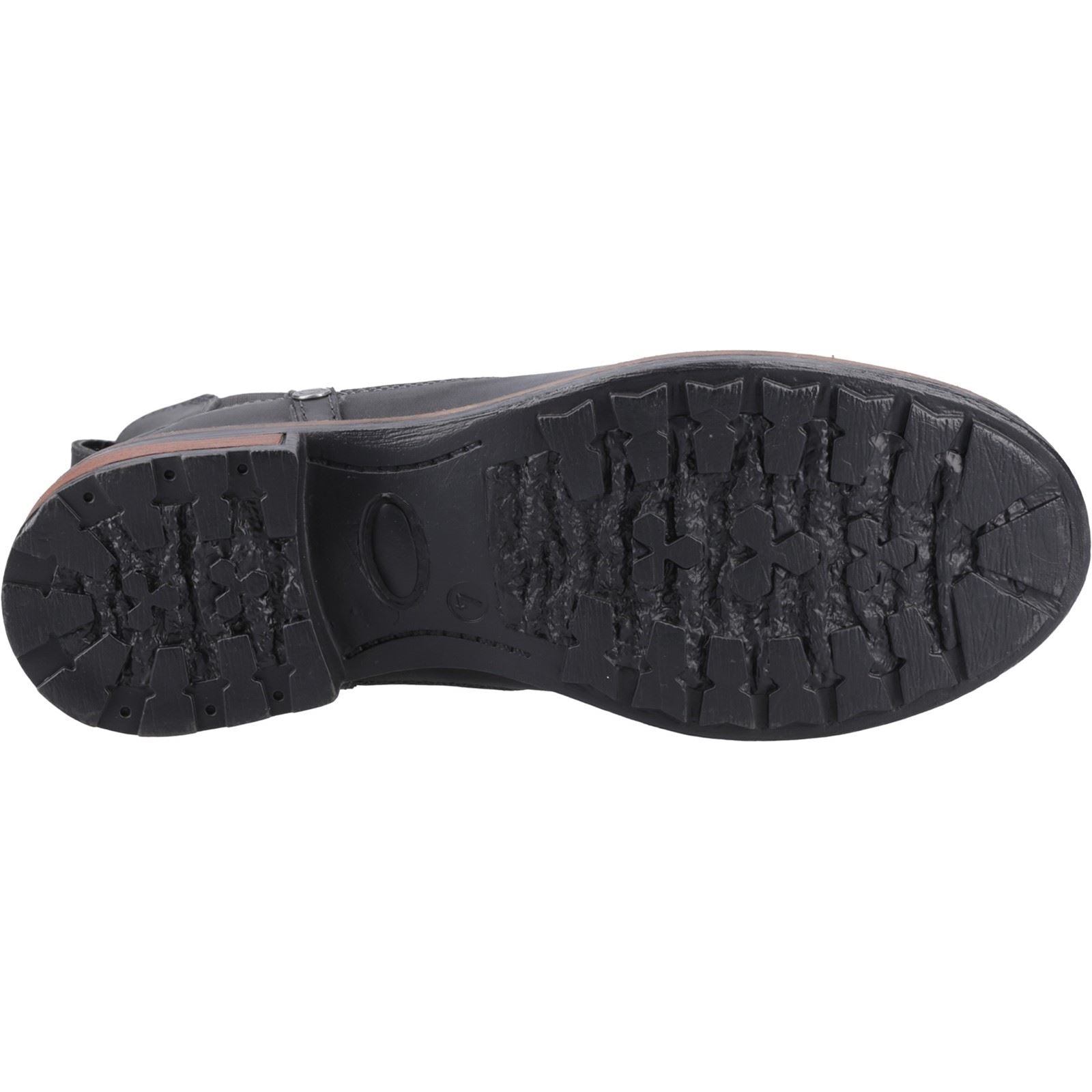 Cotswold Notgrove Damen Chelsea Stiefel aus schwarzem Leder