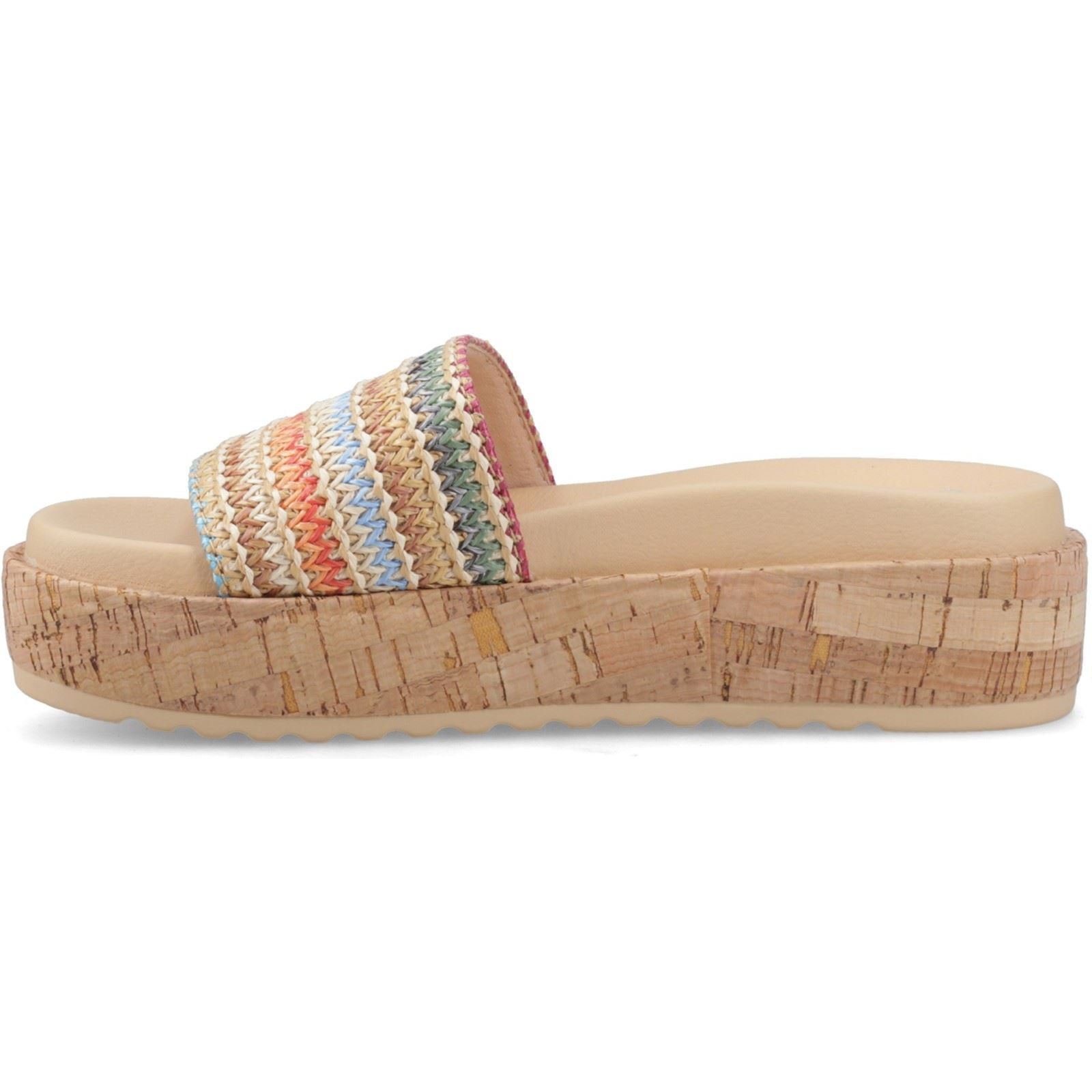 Rocket Dog Faye Alti Raffia Textil Damen Mehrfarbige Sandalen