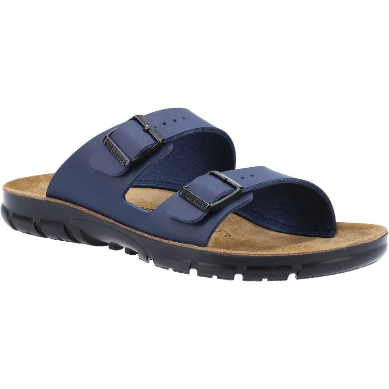 Birkenstock Bilbao Herrensandalen Aus Blauem Leder