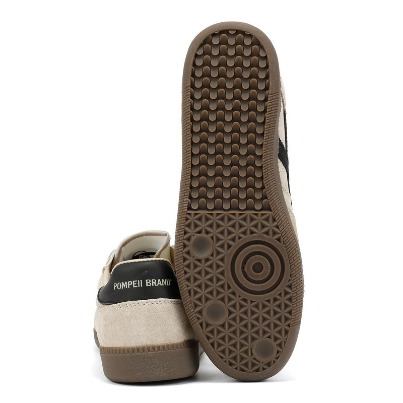 Pompeii Elan Sala Herren Sneaker Aus Weißem Wildleder