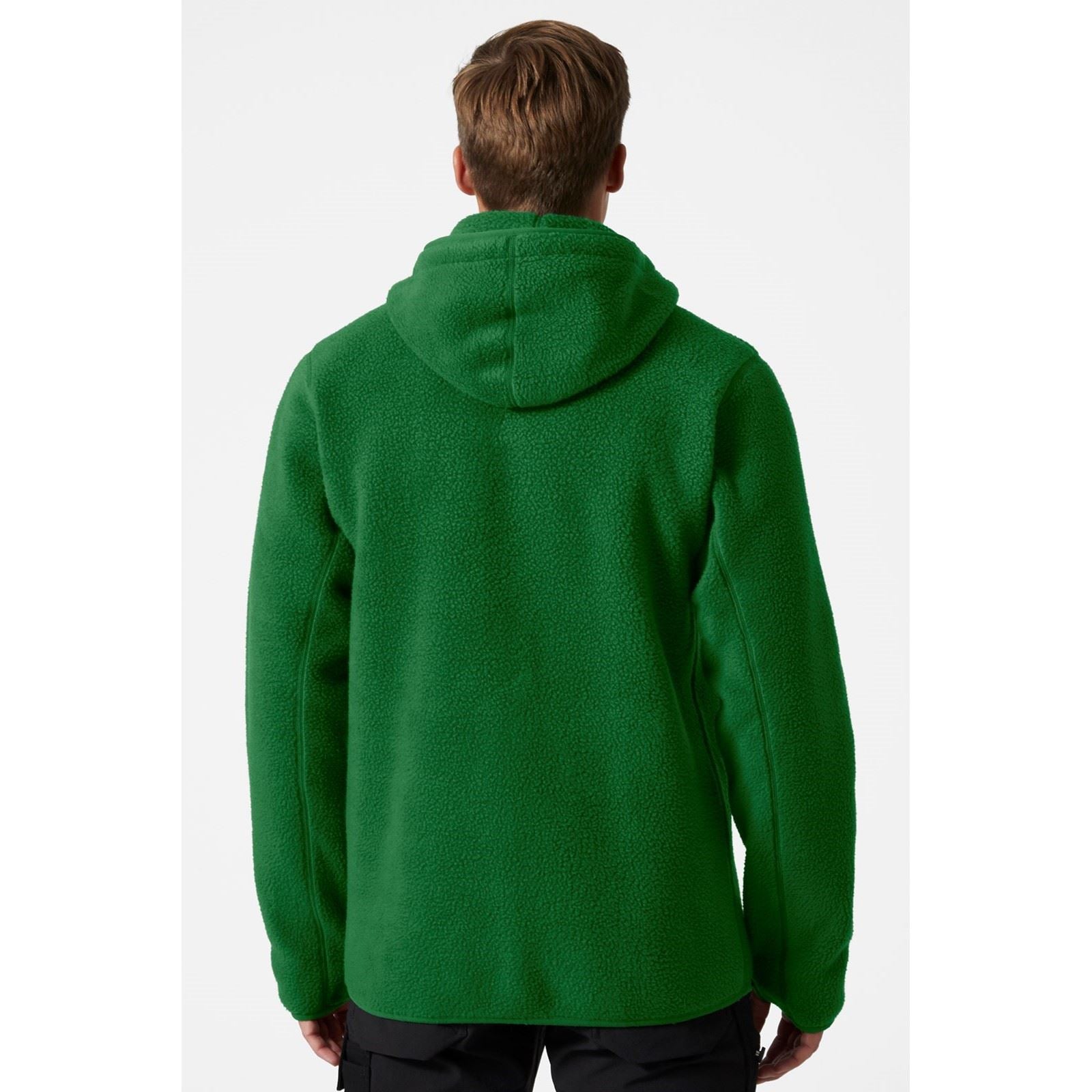 Helly Hansen Workwear Heritage Pile Hoodie Herren Grüne Fleecejacke