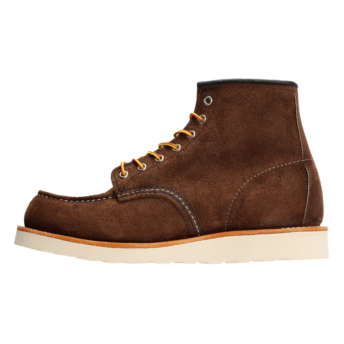 Red Wing 8836 6 Inch Moc Toe Wildleder Herren Braune Stiefel