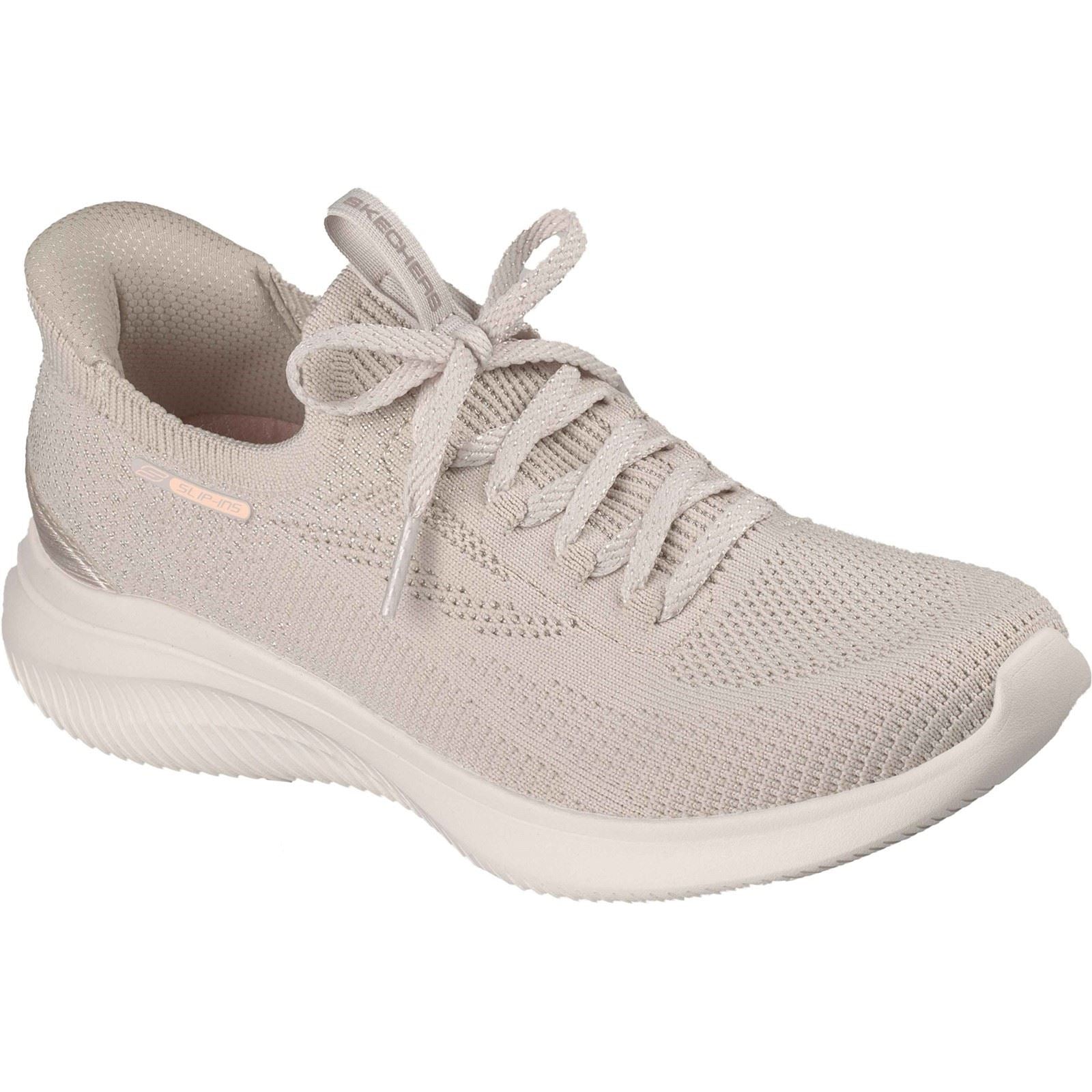 Skechers Ultra Flex 4.0 Textil Damen Natursneaker