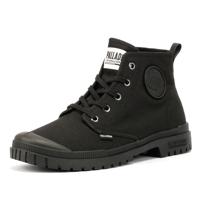 Palladium SP20 Hi CVS Canvas Schwarze Farbe Stiefel