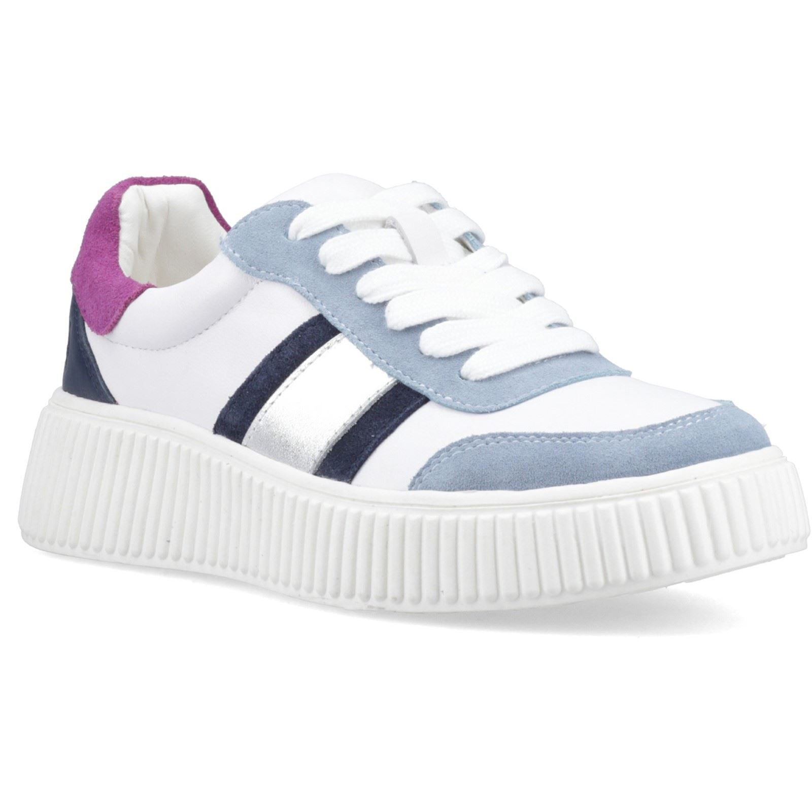 Hush Puppies Holly Wildleder Damen Silber Sneaker