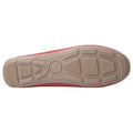 Hush Puppies Maggie Leder-Damenschuhe, Rote Loafer