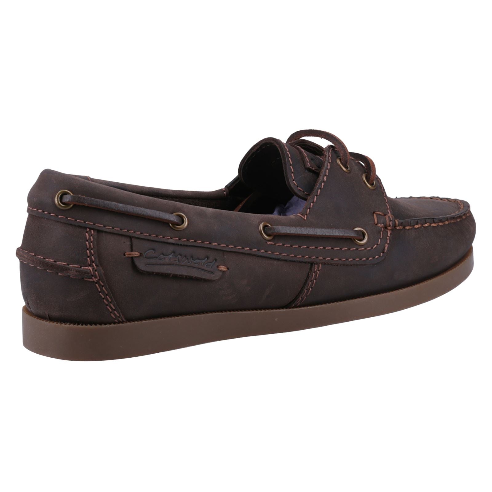 Cotswold Bartrim Leder Herren Braune Bootsschuhe