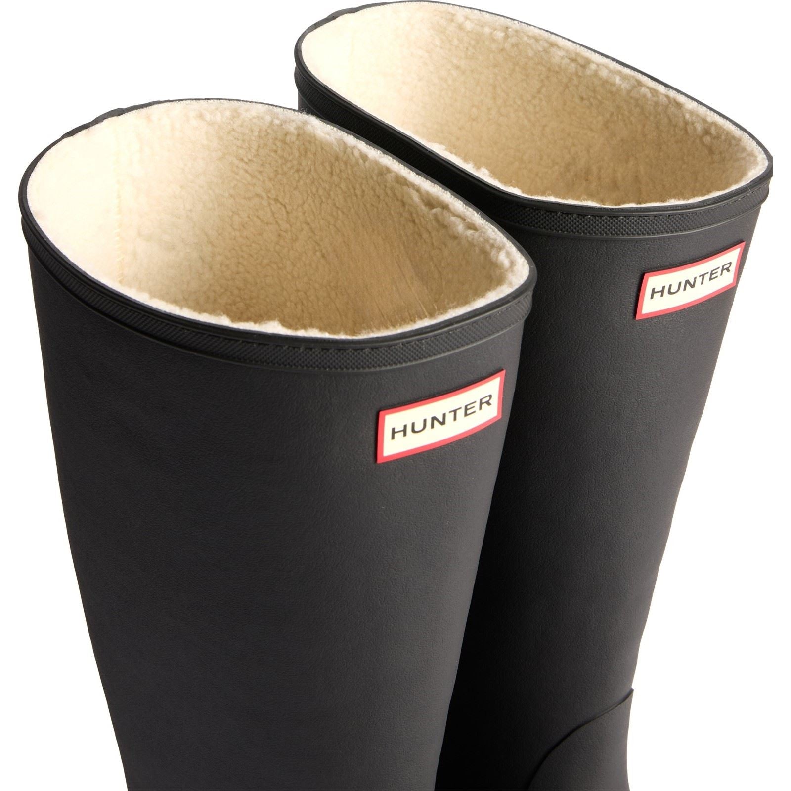 Hunter Downpour Tall Insulated Gummi Damen Schwarze Farbe Gummistiefel