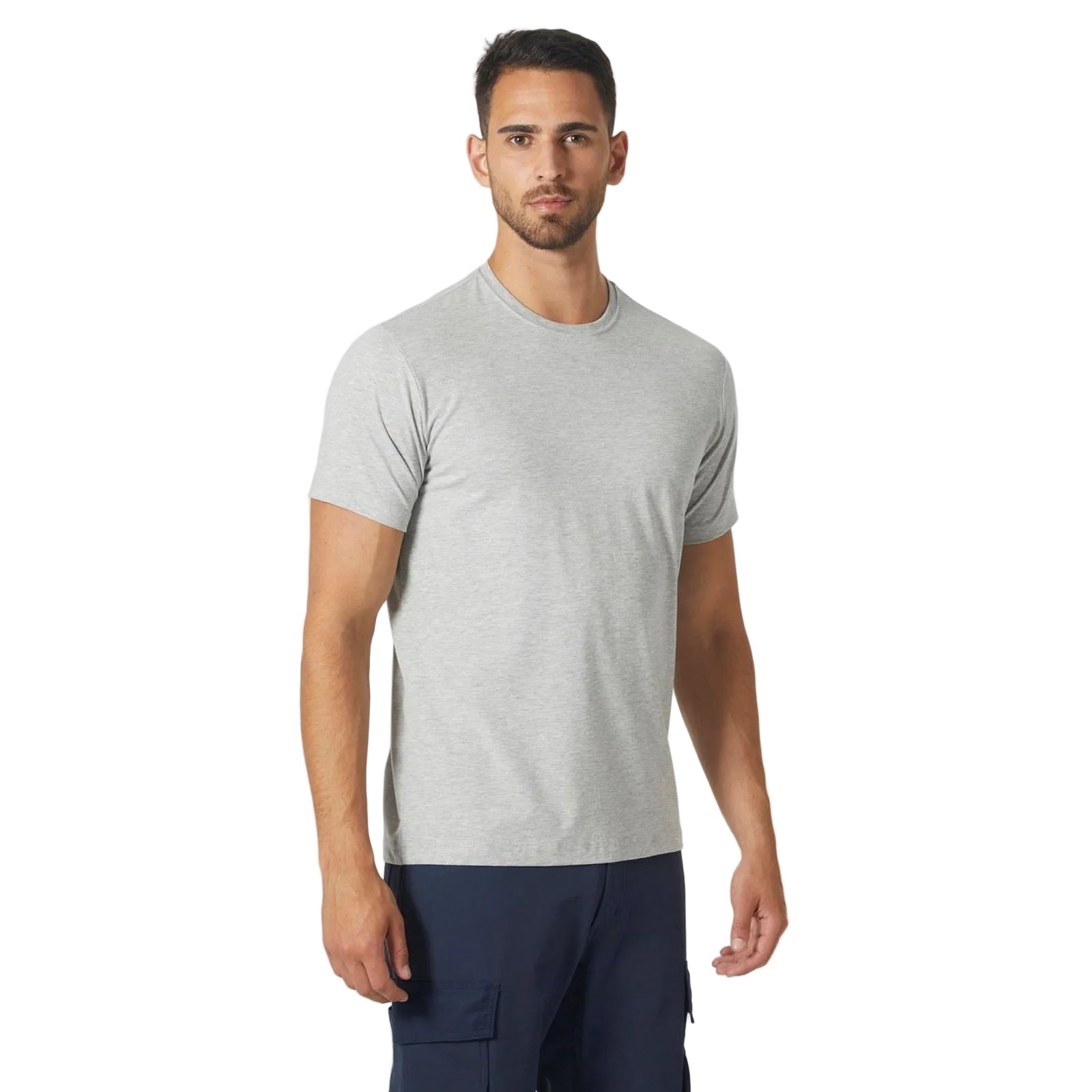 Helly Hansen Workwear Kensington Baumwoll Kurzarm T-Shirts Für Herren In Grau