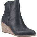 TOMS Casey Leder Damen Schwarze Stiefel