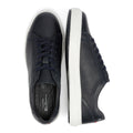 Ben Sherman Ace Cupsole Herrenblaue Ledersneakers