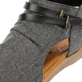 Blowfish Malibu Denver Damen Graue Sandalen