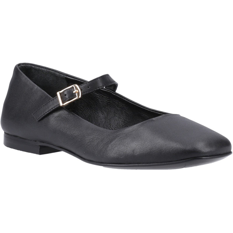 Hush Puppies Pasha Damen Schwarze Farbe Lederschuhe