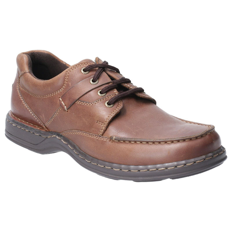 Hush Puppies Randall II Leder Herren Braune Schnürschuhe