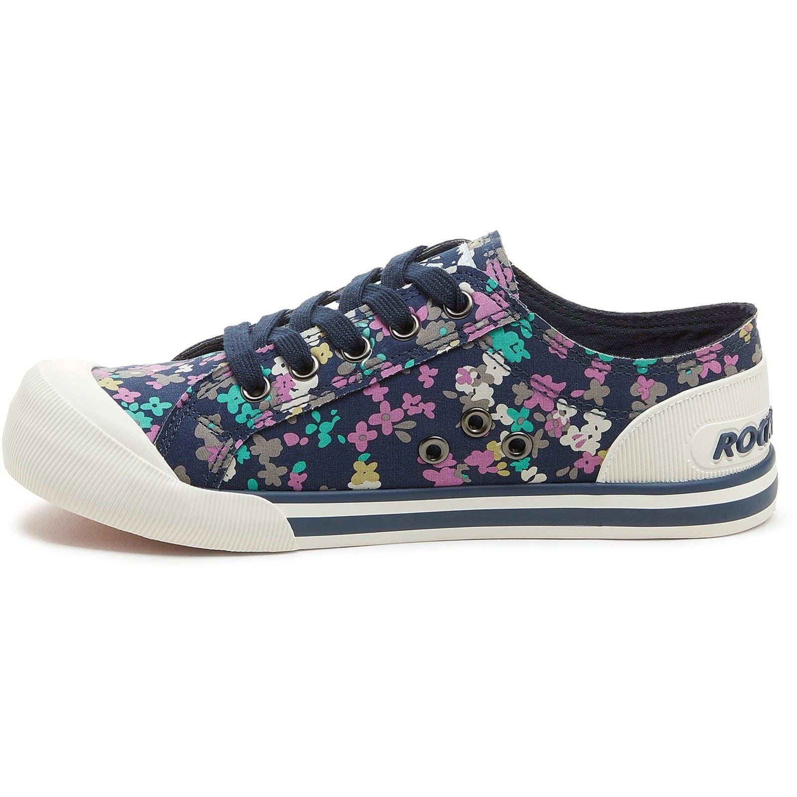 Rocket Dog Jazzin Annie Baumwolle Damen Sneaker In Marineblau