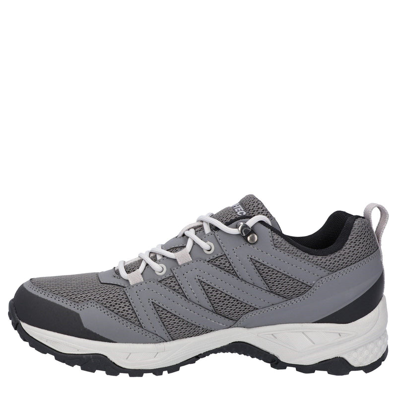 Hi-Tec Saunter WP Polyester Mesh Herren Wanderschuhe In Grau