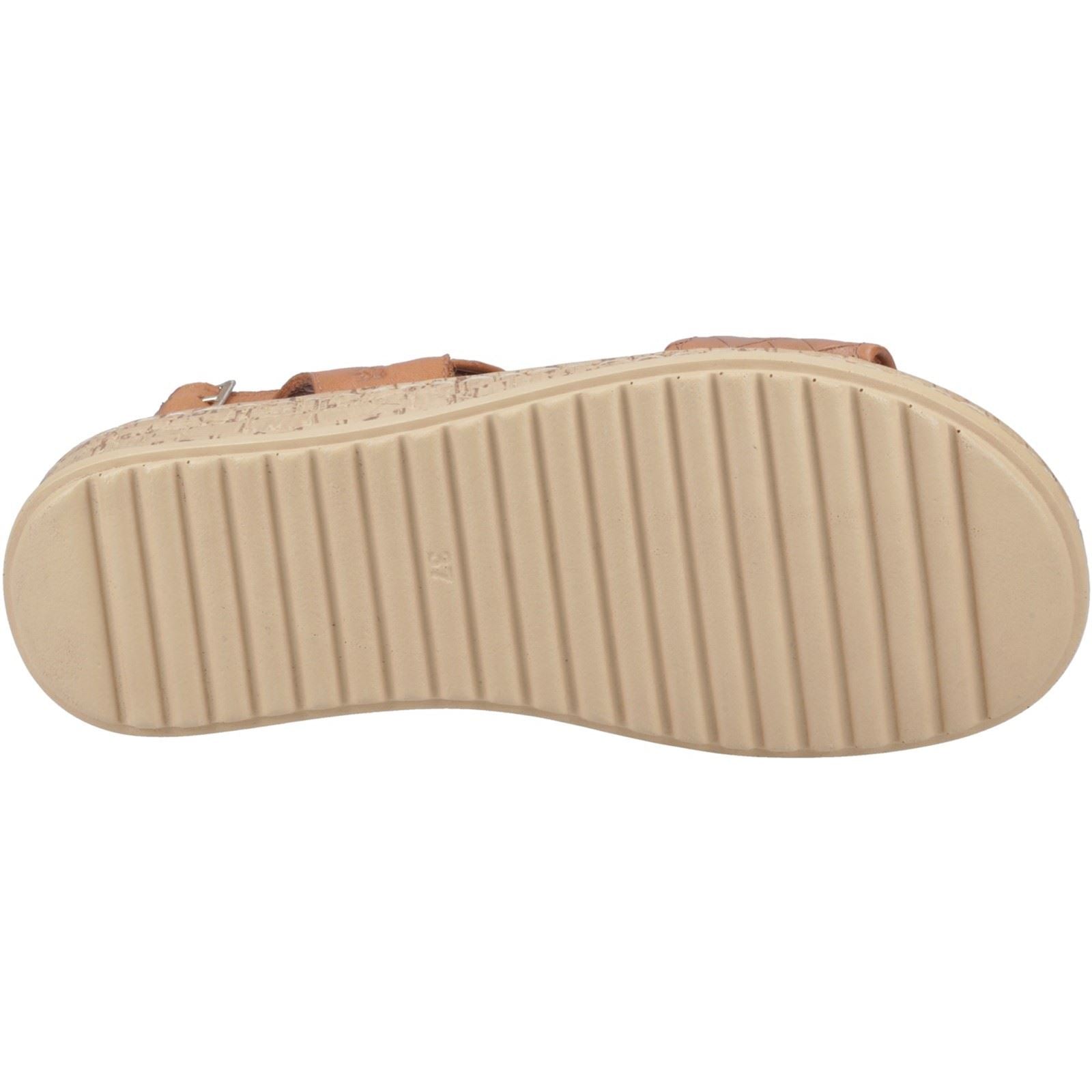 Hush Puppies Ebony Woven Damen Sandalen Aus Leder In Tan