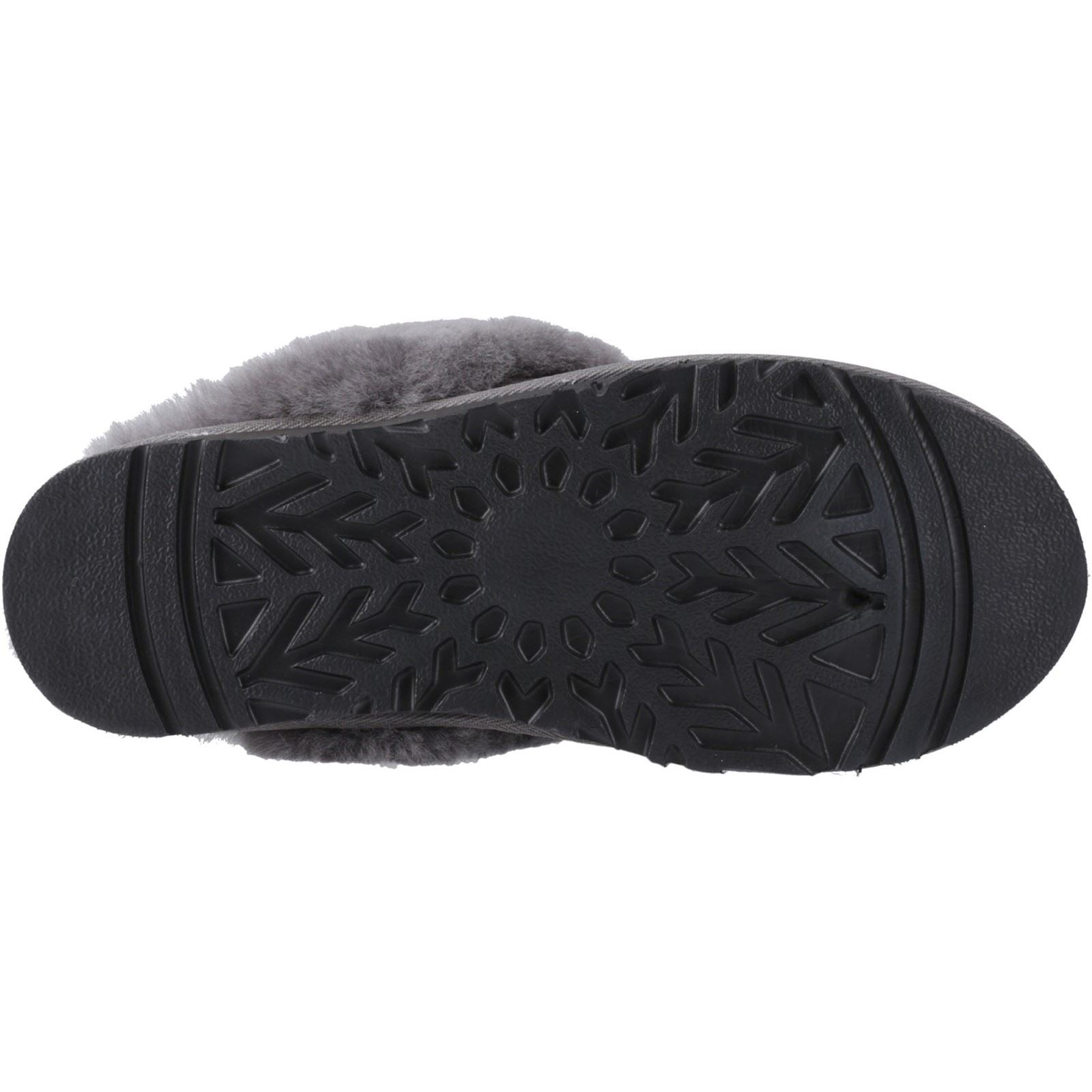 Hush Puppies Samantha Damen Hausschuhe aus Wildleder in Grau