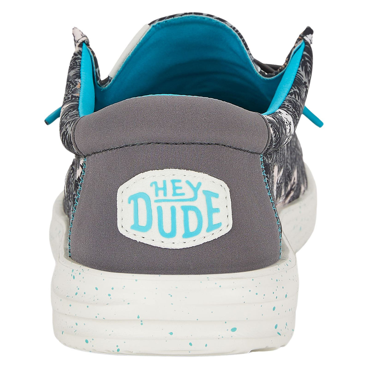 HEYDUDE Wally H2O Tropical Herren Schwarze Tropische Bootsschuhe