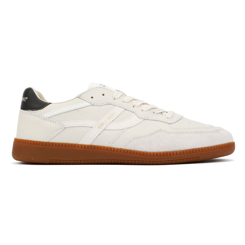 Pompeii Elan Sala Leder Herren Weiße Sneakers