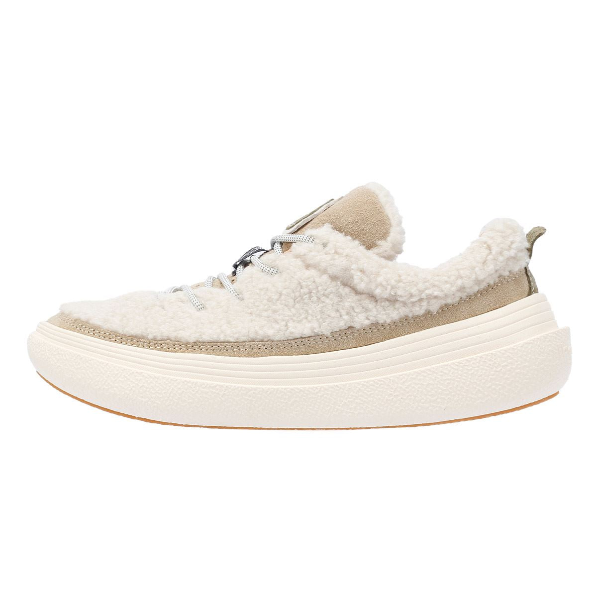 Flower Mountain Fami Teddy Wollmischung Weiße Sneakers