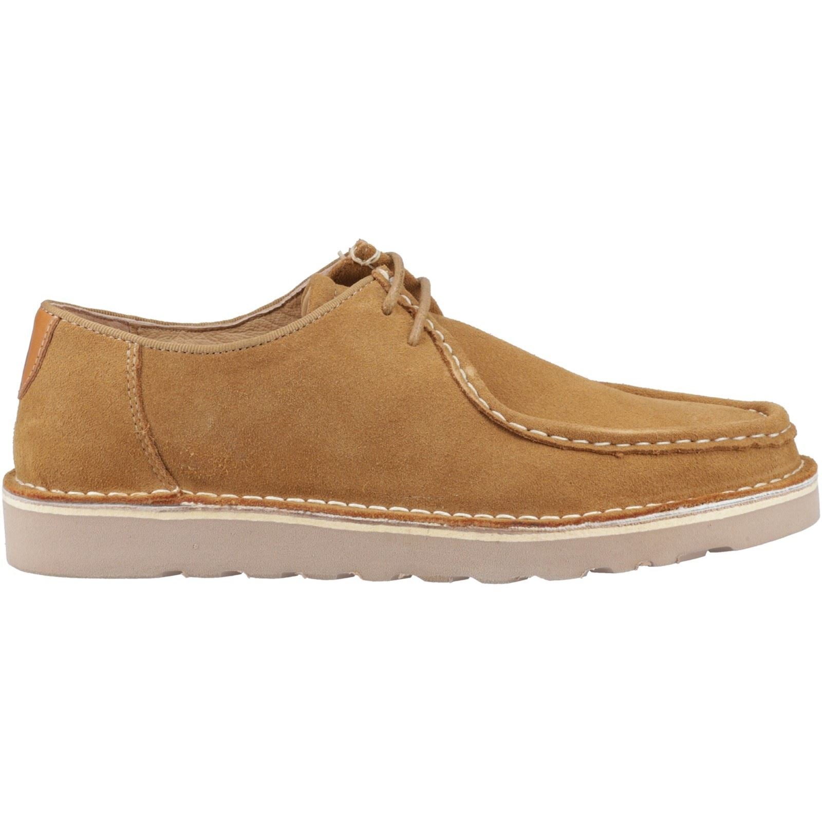 Hush Puppies Otis Wildleder Herren Schnürschuhe In Tan