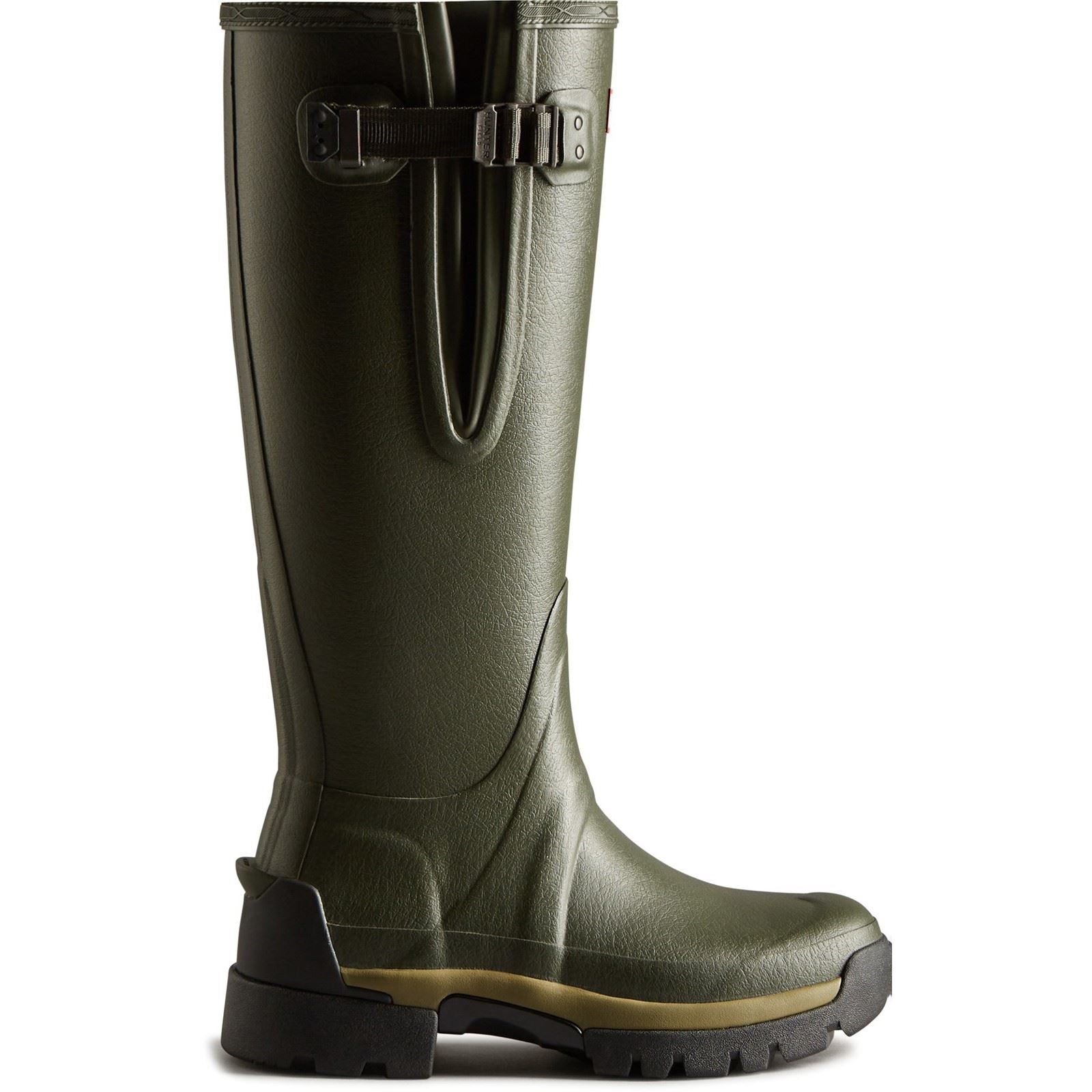 Hunter Balmoral Adjustable Dunkelolive Gummistiefel Für Damen