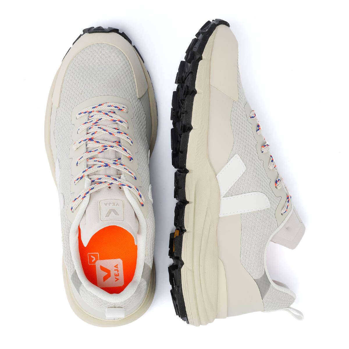 Veja Dekkan Synthetik Damensneaker In Natur/Weiß