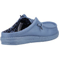 HEYDUDE Wally Slip Canvas 100% Baumwolle Herren Hausschuhe In Elementarblau