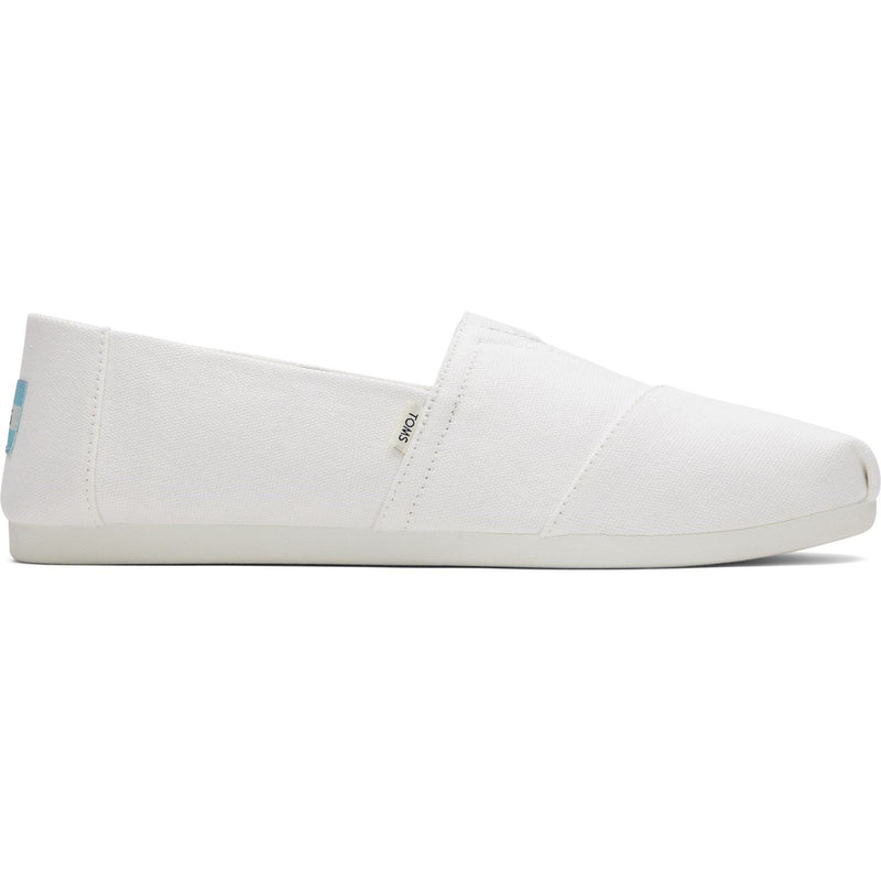 TOMS Alpargata 100% Baumwolle Herren Espadrilles In Weiß