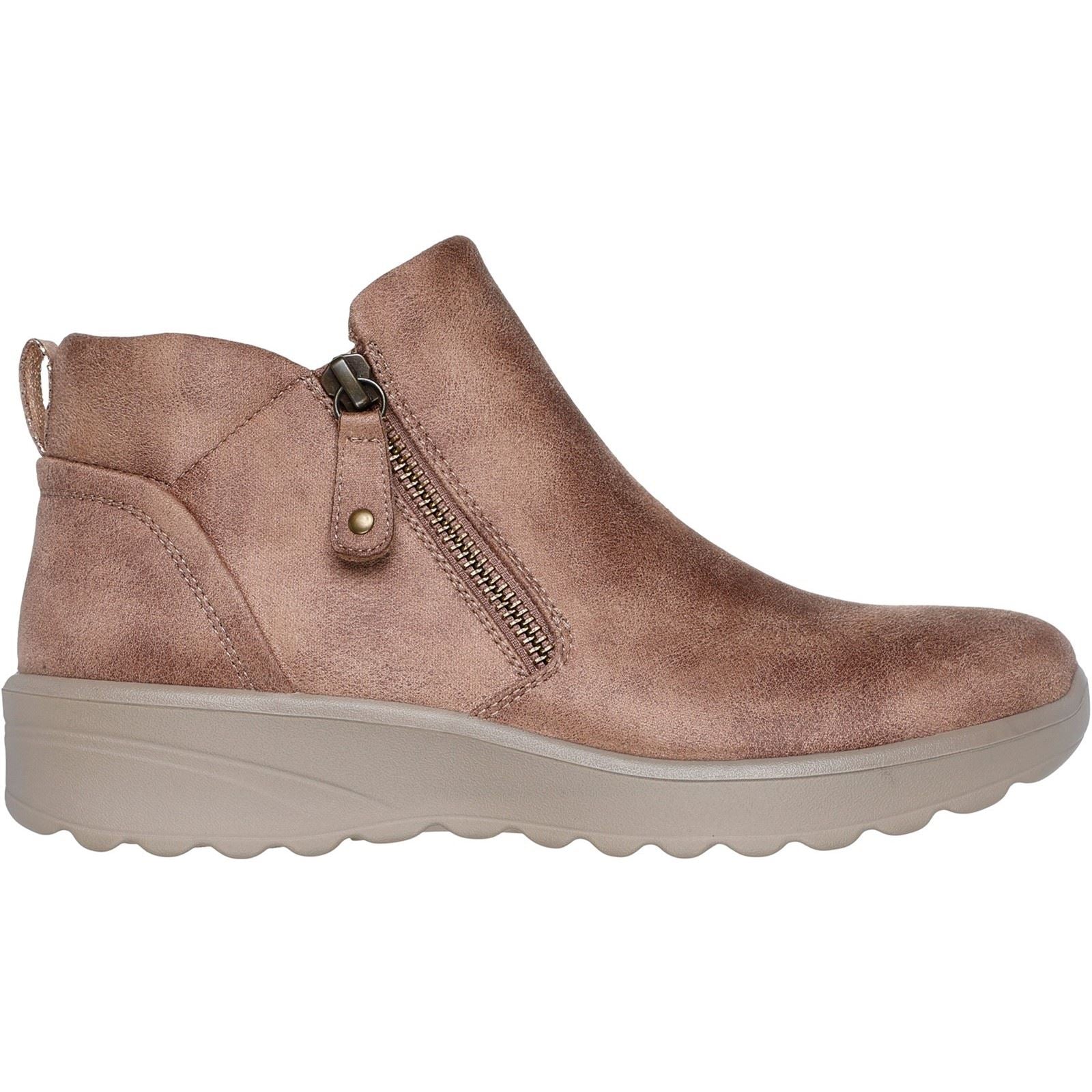 Skechers Lovely Vibe Fall In Bloom Textile Damen Pilz Winter Knöchel Stiefel