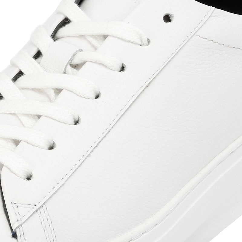 Ben Sherman Ace Cupsole Leder Herren Weiße Sneakers
