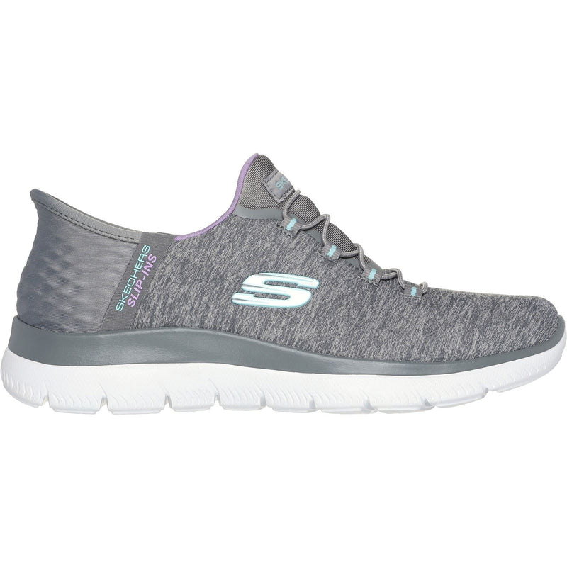 Skechers Summits Dazzling Haze Textile Damen Sneaker In Grau/Multi