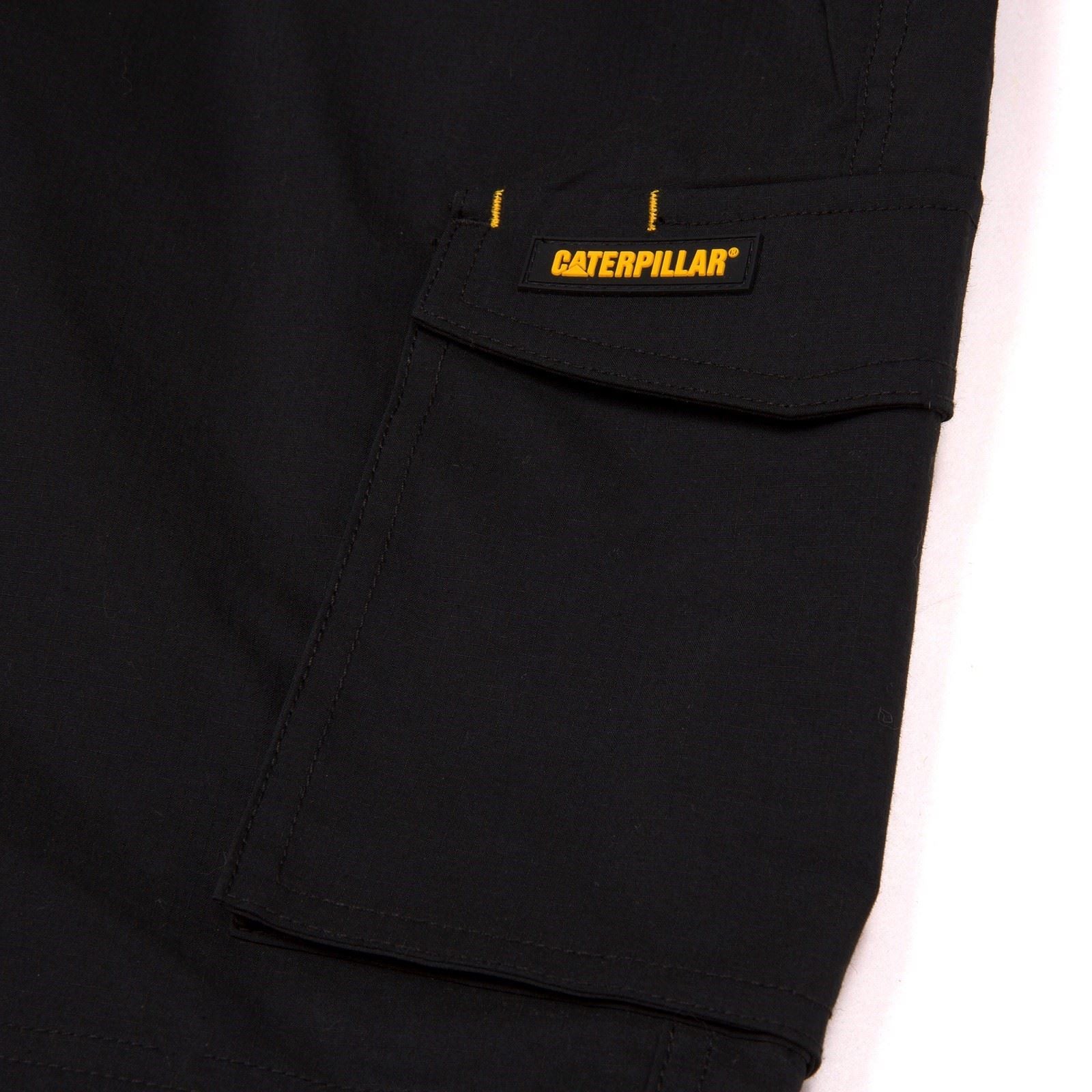 Caterpillar Nexus Stretch Baumwoll Arbeits Shorts Für Herren In Schwarz