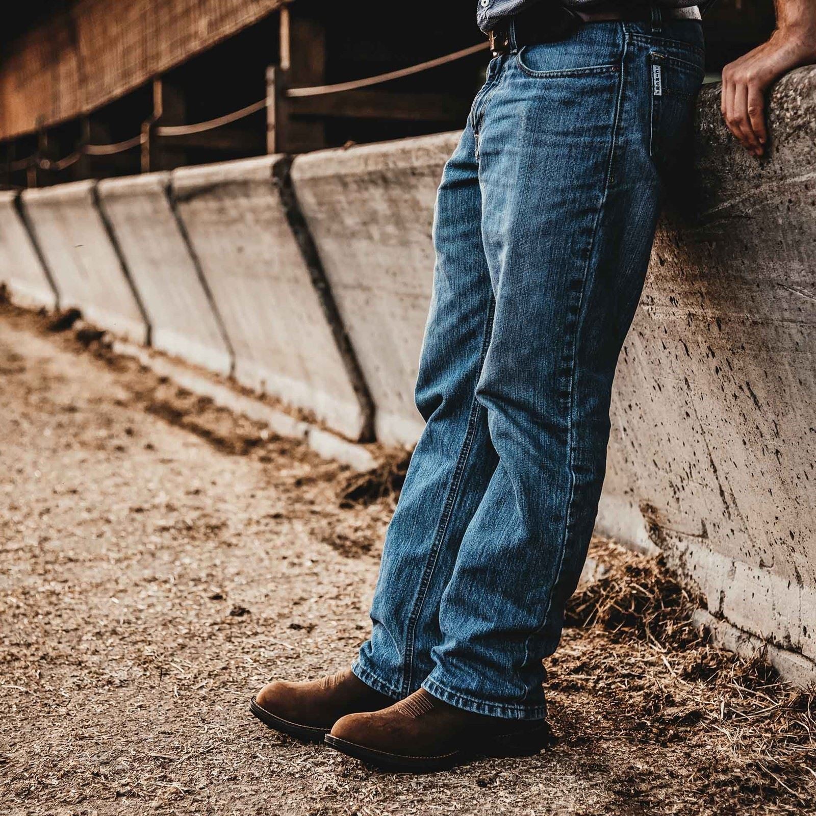Durango Rebel Leder Herren Stiefel In Coyote Braun