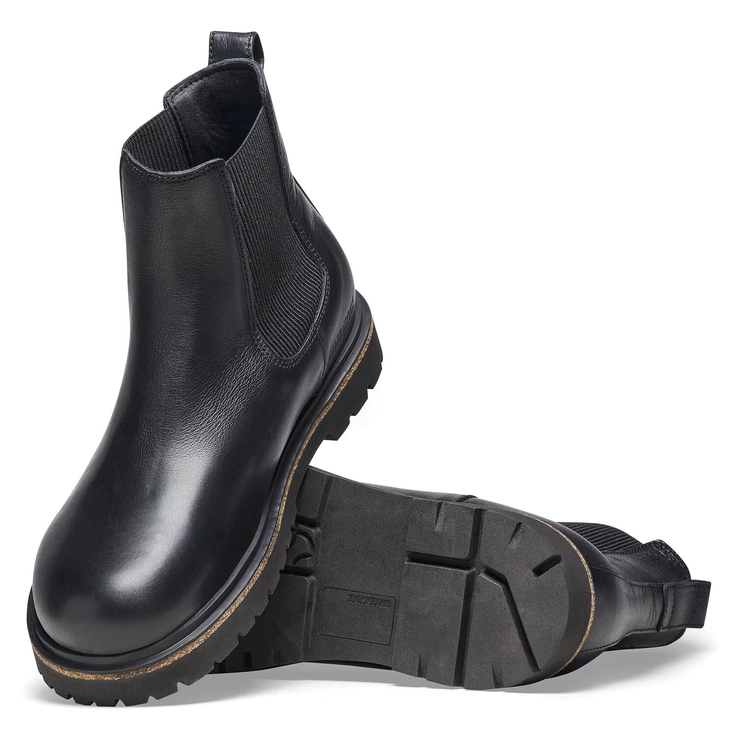 Birkenstock Highwood Chelsea Schwarze Farbe Herrenlederstiefel