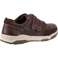 Hush Puppies Fabian Double Strap Leder Herren Braune Slipper
