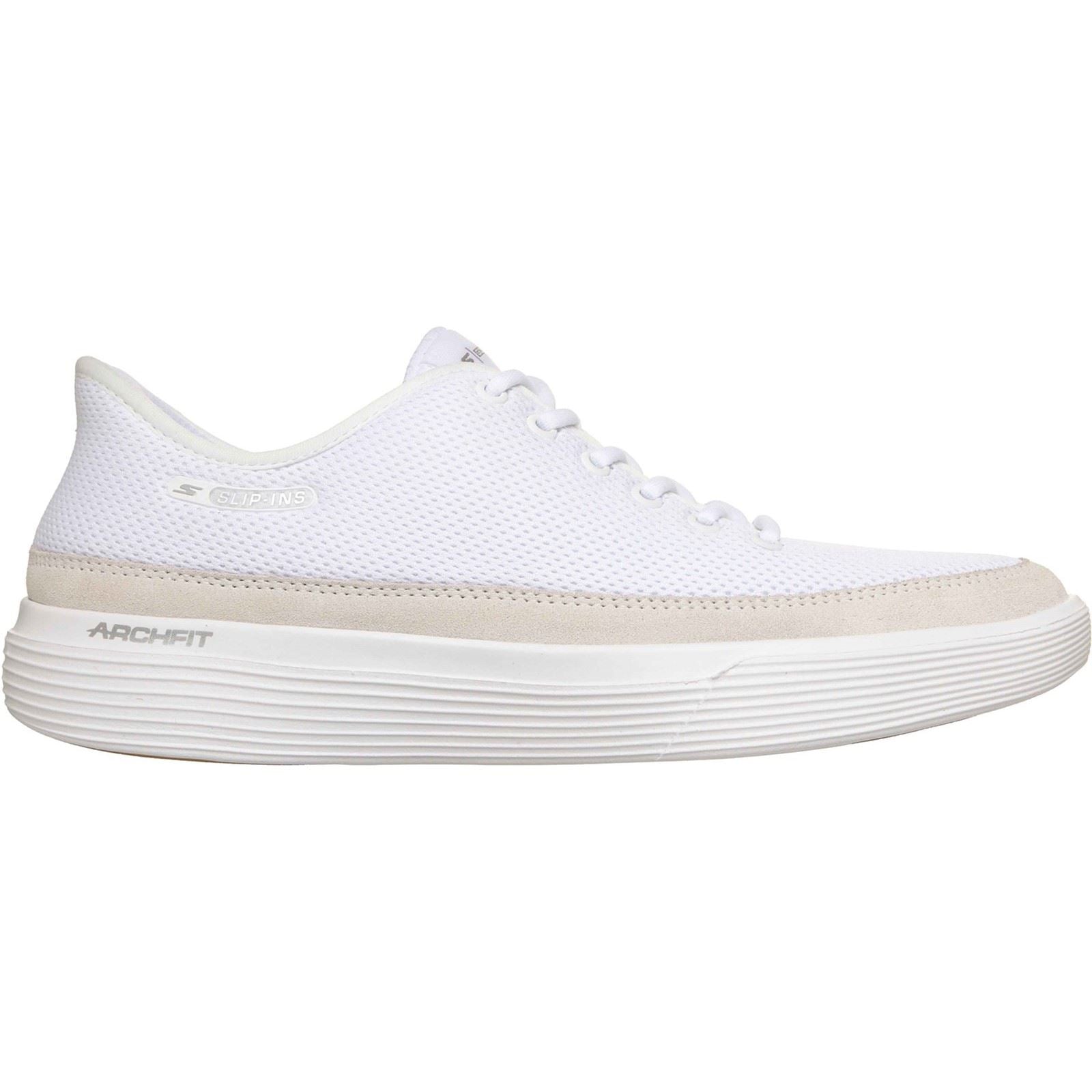 Skechers GoWalk Commuter Textile Damen Weiße Sneakers