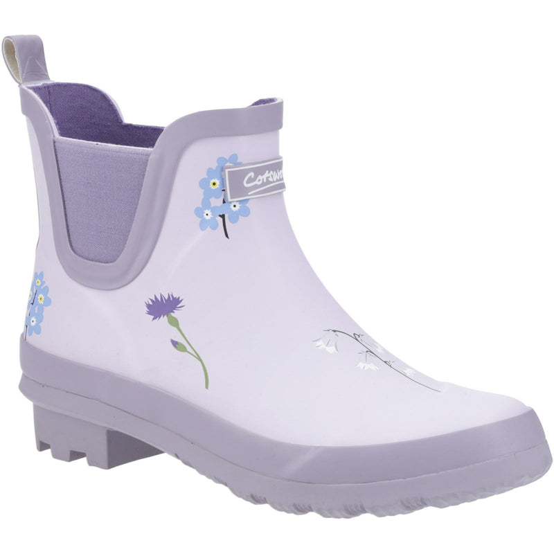 Cotswold Wildflower Ankle Damen Gummistiefel In Flieder