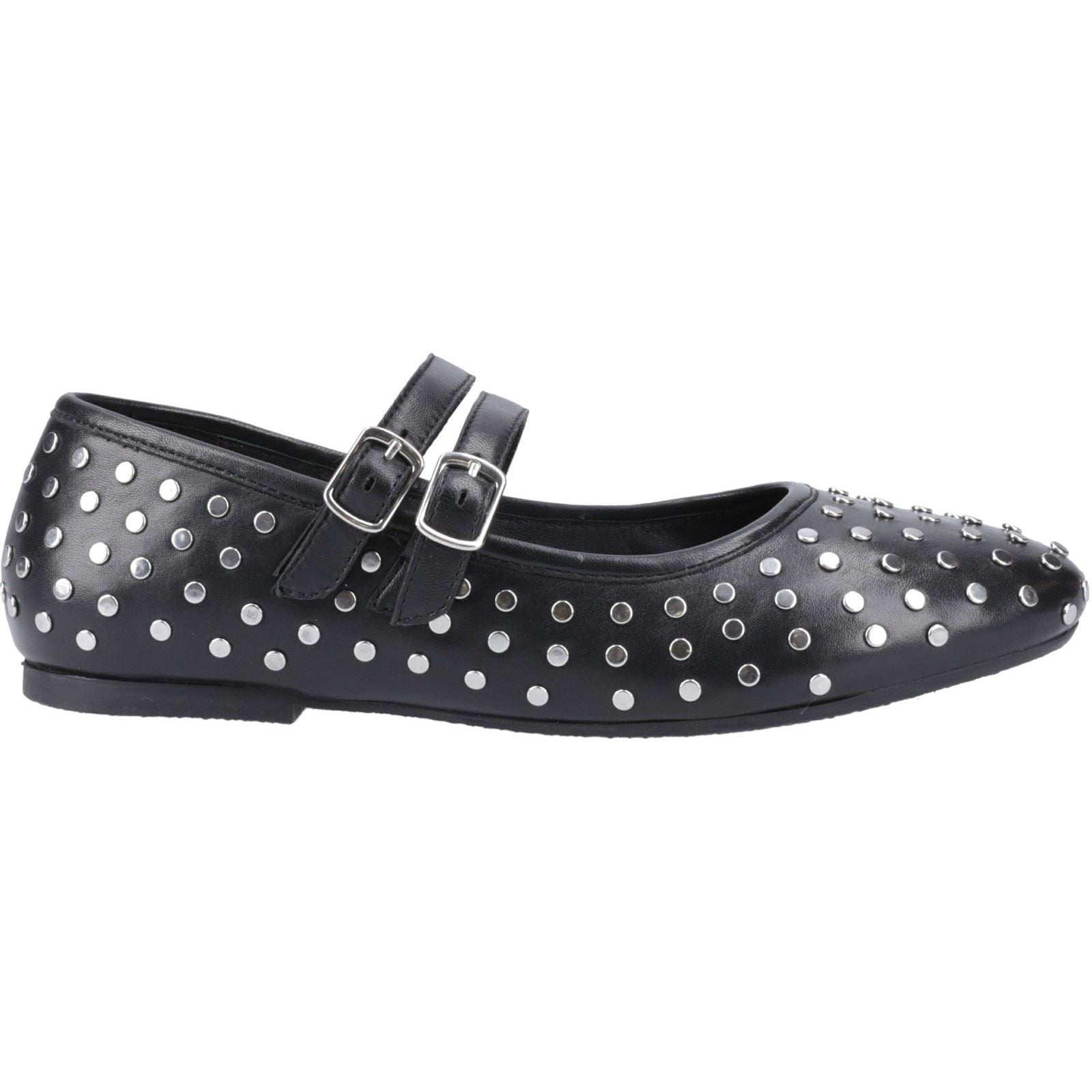Hush Puppies Nixie Lederschuhe für Damen in Schwarz