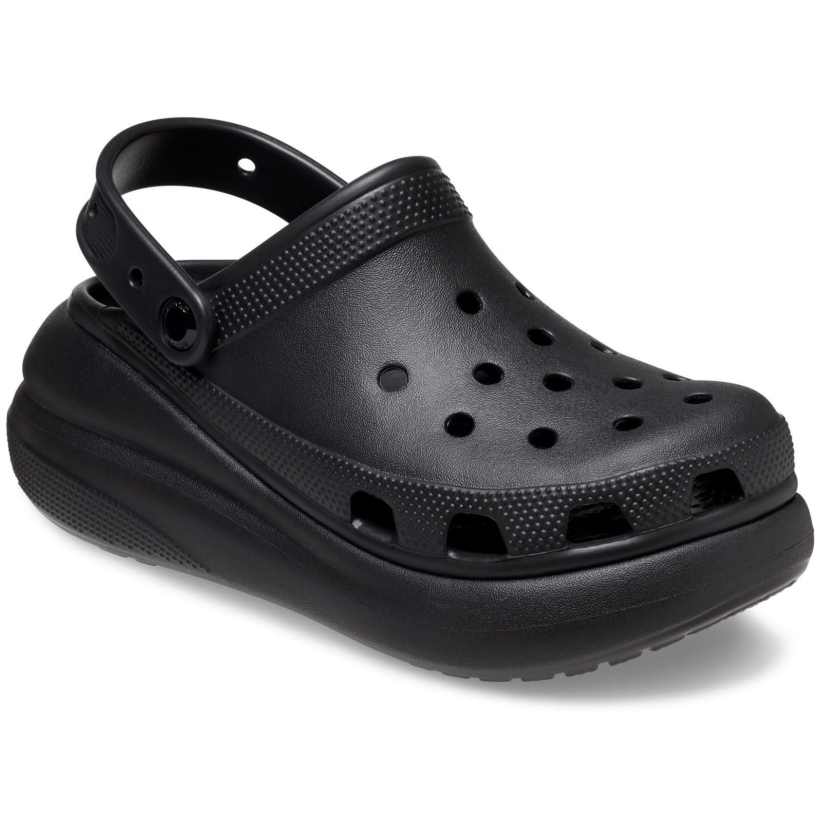 Crocs Classic Crush Eva Damen Hausschuhe In Schwarz