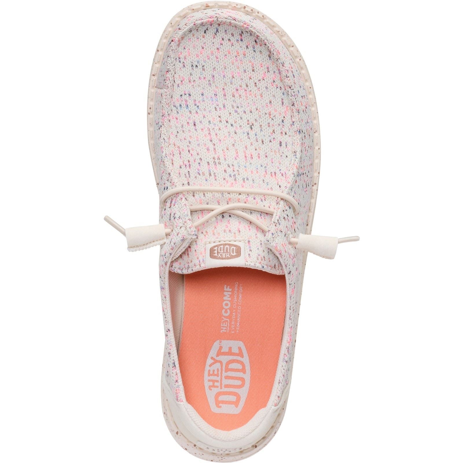 HEYDUDE Wendy Stretch Polyester Damen Taupe/Multi Freizeitschuhe