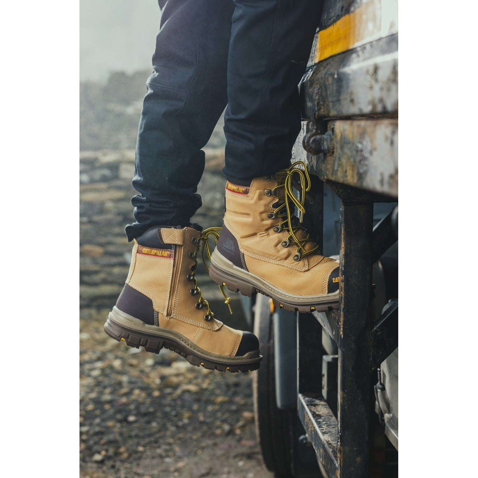 Caterpillar Premier Nubuck Honey Sicherheitsschuhe